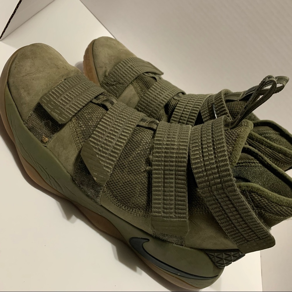 Green LeBron James shoes